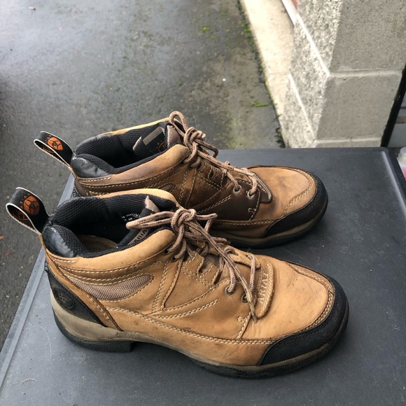 ARIAT Terrain ATS Style 70024 Brown Leather Hiking Work Boots Women’s Size 7.5B - Picture 5 of 13